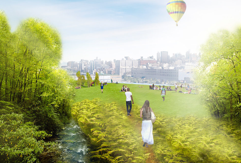 Illustration for article titled These Compost Islands Would Turn NYC's Garbage Into Gold